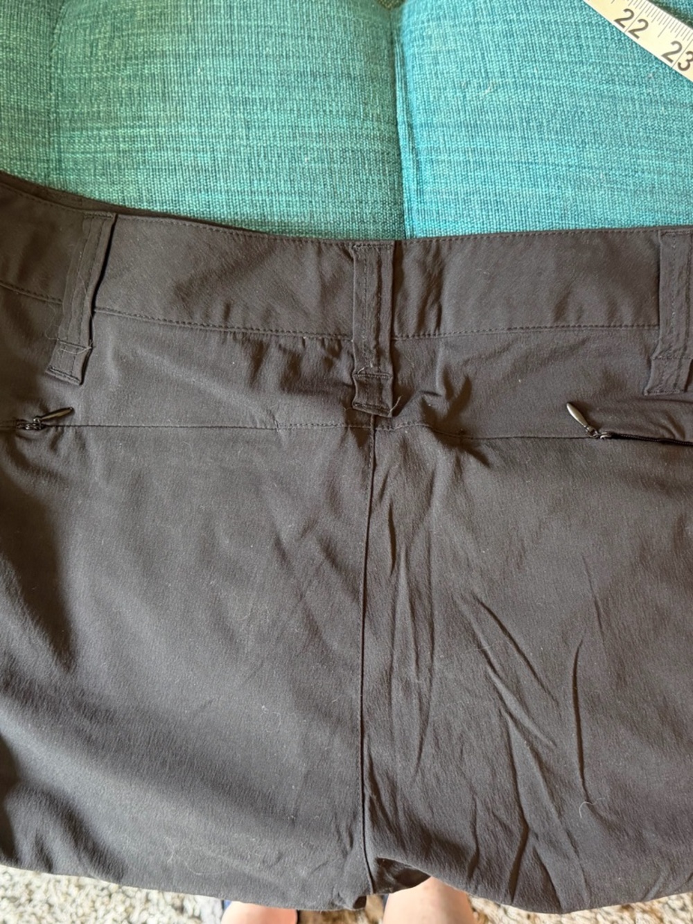 Royal Robbins Black travel shorts with Branded Waist Tag - Picture 3 of 7